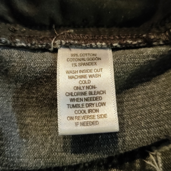 Anne Taylor Loft▪️Gray Corduroy Skinny Low Rise Pants Size 0/25 - Picture 9 of 9